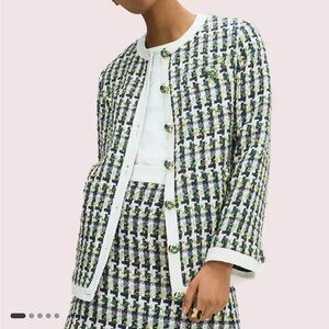 Kate Spade Tweed Lady Jacket. Oversized.
